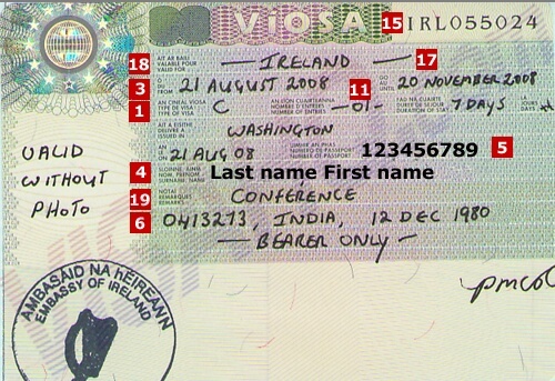germany visit visa from ireland