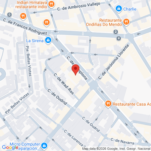 Karte von  (Madrid)